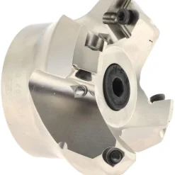 1.97" Cut Dia, 3/4" Arbor Hole, 0.236" Max Depth of Cut, 45° Indexable Chamfer & Angle Face Mill
