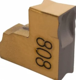 Cutoff Insert: TAG N3C IC808, Carbide, 3.05 mm Cutting Width, 0.1200" Cutting Width