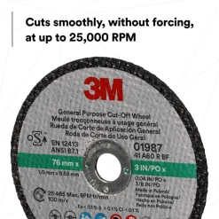 Cutoff Wheel: 3