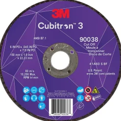 Cutoff Wheel: Type 1, 6