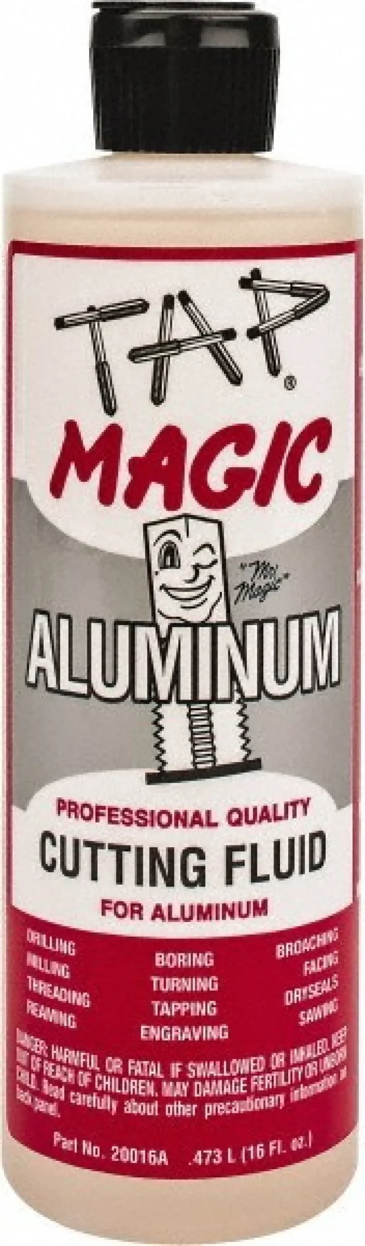 Cutting & Tapping Fluid: Tap Magic Aluminum, 1 pt Bottle
