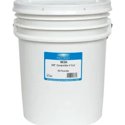 Cylinder Tumbling Media: Ceramic Carrier, 5/8" Long, 5/8" High