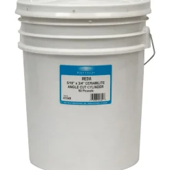 Cylinder Tumbling Media: Ceramic Carrier, 5/16" Long, 3/4" High