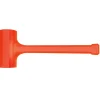 Dead Blow Hammer: 4 lb Head, 2" Face Dia, Rubber Head