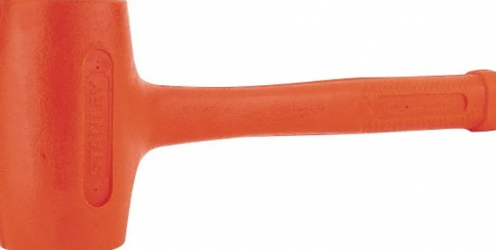 Dead Blow Hammer: 3.25 lb Head, 2-13/16" Face Dia, Urethane Head
