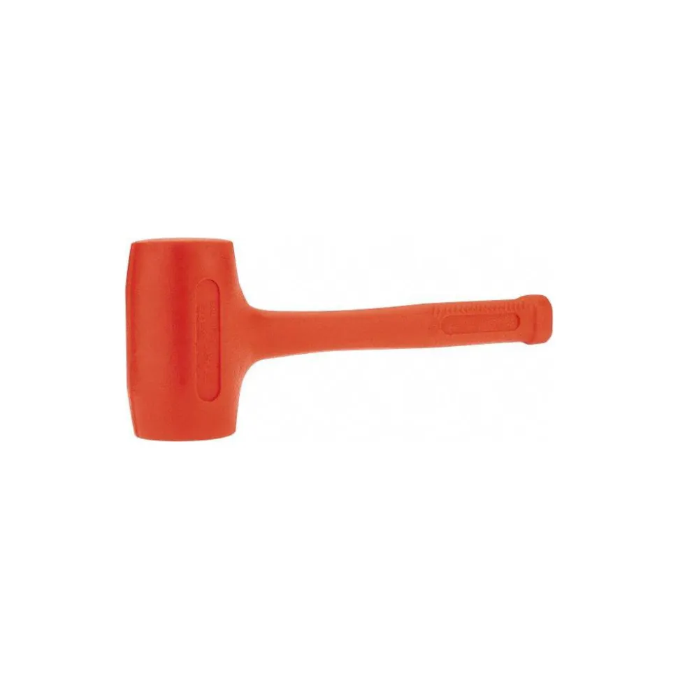 Dead Blow Hammer: 3.25 lb Head, 2-13/16" Face Dia, Urethane Head