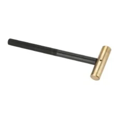 Dead Blow Hammer: 0.375 lb Head, 3/4" Face Dia, Brass Head