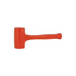 Dead Blow Hammer: 28 oz Head, 2" Face Dia, Urethane Head