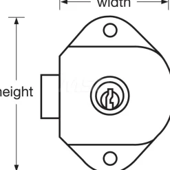 Deadbolts: Deadbolt Type: 5 Pin Tumbler Cylinder; Key Type: Keyed Different