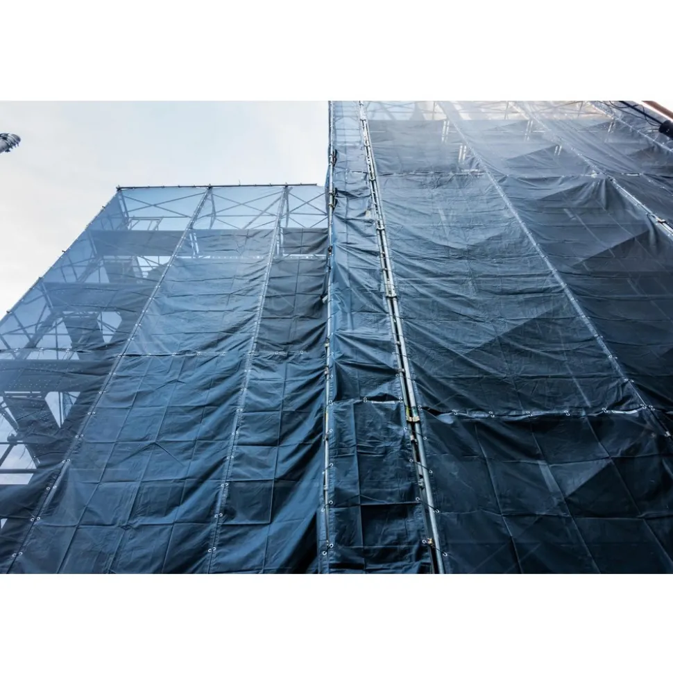 Debris Net Panel Fire Retardant 20 x 80 Black
