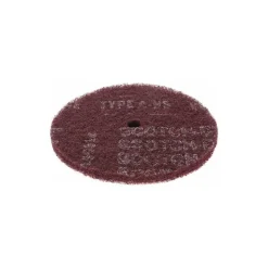 Deburring Disc: 6" Dia, 1/2" Hole, Very Fine Grade, Aluminum Oxide