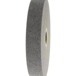 Deburring Wheel: 6" Dia, 1" Face Width, 1" Hole, 9 Density, Silicon Carbide