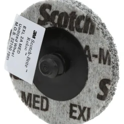 Deburring Wheel: 2" Dia, Roloc Type TR, 2 Density, Silicon Carbide