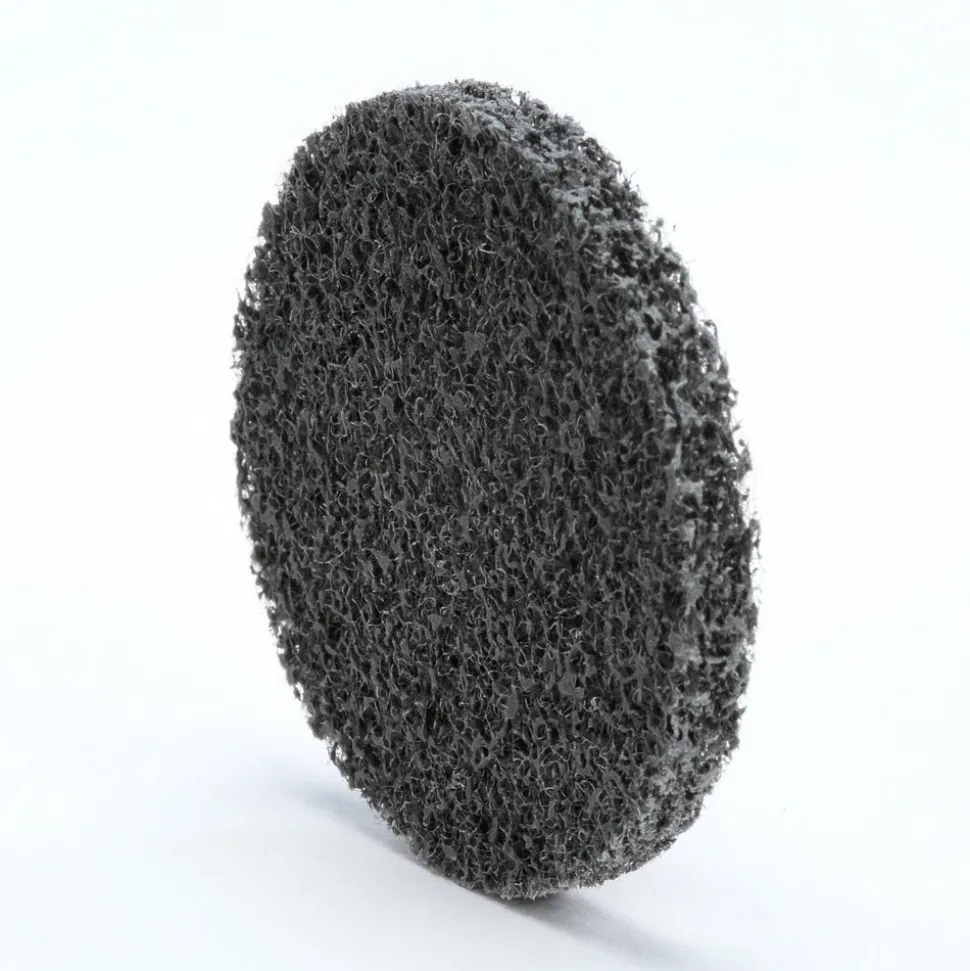 Deburring Wheel: 2" Dia, Roloc Type TR, 2 Density, Silicon Carbide