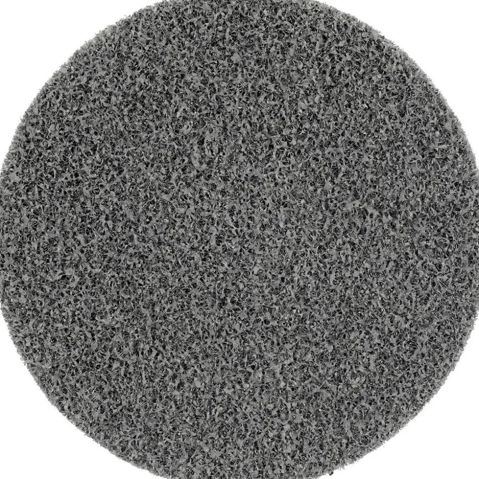 Deburring Wheel: 3" Dia, Roloc Type TR, 2 Density, Aluminum Oxide