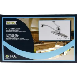 Deck Plate Mount, Kitchen Faucet without Spray