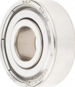 Deep Groove Ball Bearing: 22 mm OD, 0.2756" Wide, Double Shield