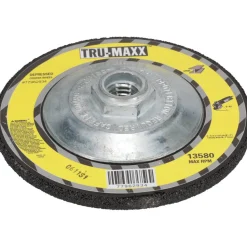 Depressed-Center Wheel: Type 27, 4-1/2" Dia, 1/4" Thick, 5/8-11 Hole, Aluminum Oxide
