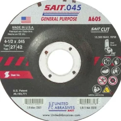 Depressed-Center Wheel: Type 27, 4-1/2