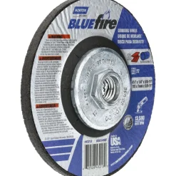 Depressed-Center Wheel: Type 27, 4-1/2" Dia, 1/4" Thick, 5/8-11 Hole, Zirconia Alumina
