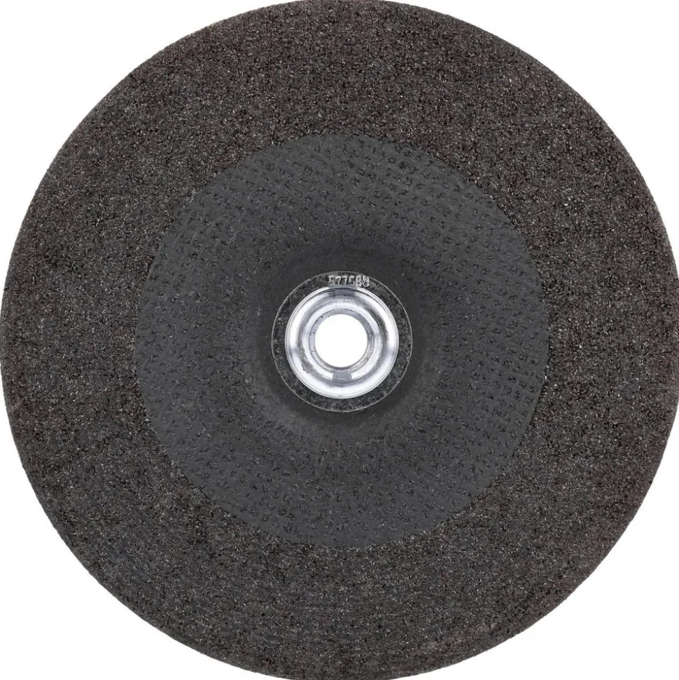 Depressed-Center Wheel: Type 27, 7" Dia, 1/4" Thick, 5/8-11 Hole, Aluminum Oxide