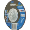 Depressed-Center Wheel: Type 27, 4-1/2" Dia, 1/8" Thick, 5/8-11 Hole, Aluminum Oxide