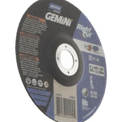 Depressed-Center Wheel: Type 27 & Type 42, 6" Dia, 0.0450" Thick, 7/8" Hole, Aluminum Oxide