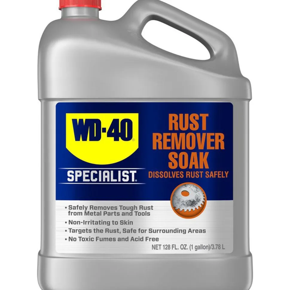 Derusted & Bare Metal Shield & Multipurpose Cleaner: WD-40, 1 gal Jug