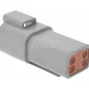 Deutsch DT04-4P DT Receptacle, 4-Way