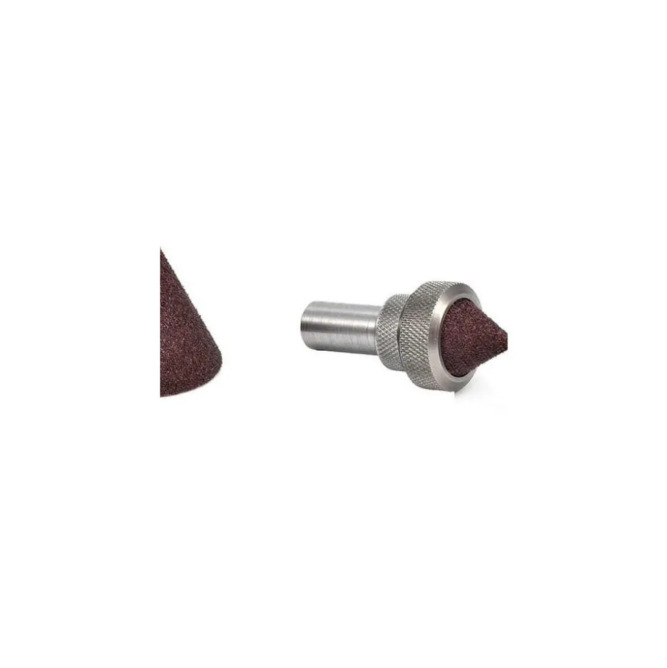 1-1/2" Dia 180 Grit 60° Included Angle Cone Center Lap