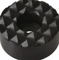 1" Dia, 1/2" High, 1/4 C Bore SHCS, Counterbored, Coarse Tooth Grade Diamond Serration Tooth Pattern, High Speed Steel, Round Positioning Gripper
