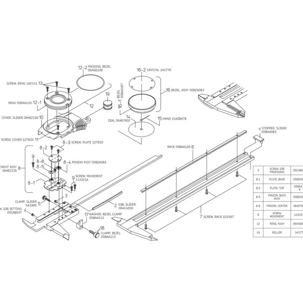Dial Caliper: 6", 0.001000" Graduation, 0.1000" per Revolution, 0.0010" Accuracy, Stainless Steel Jaws