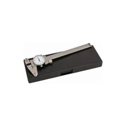 Dial Caliper: 6", 0.001000" Graduation, 0.1000" per Revolution, Steel Jaws