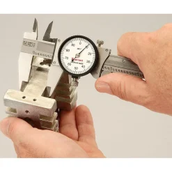 Dial Caliper: 6", 0.001000" Graduation, 0.1000" per Revolution, 0.0010" Accuracy, Stainless Steel Jaws