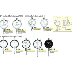 Dial Drop Indicator: 1.0000" Max Measurement, 0-100 Dial Reading, 0.001400" Accuracy