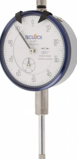 Dial Drop Indicator: 1.0000" Max Measurement, 0-100 Dial Reading, 0.001400" Accuracy