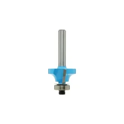 1" Dia, 1/2" LOC, 2 Flute Carbide-Tipped Edge Profile Round-Over Router Bit