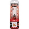 1-11/32" Dia, 1/2" LOC, 2 Flute Carbide-Tipped Edge Profile Chamfer Router Bit