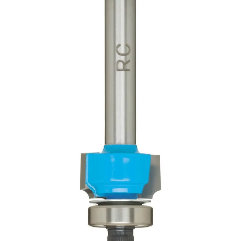 5/8" Dia, 3/8" LOC, 2 Flute Carbide-Tipped Edge Profile Round-Over Router Bit