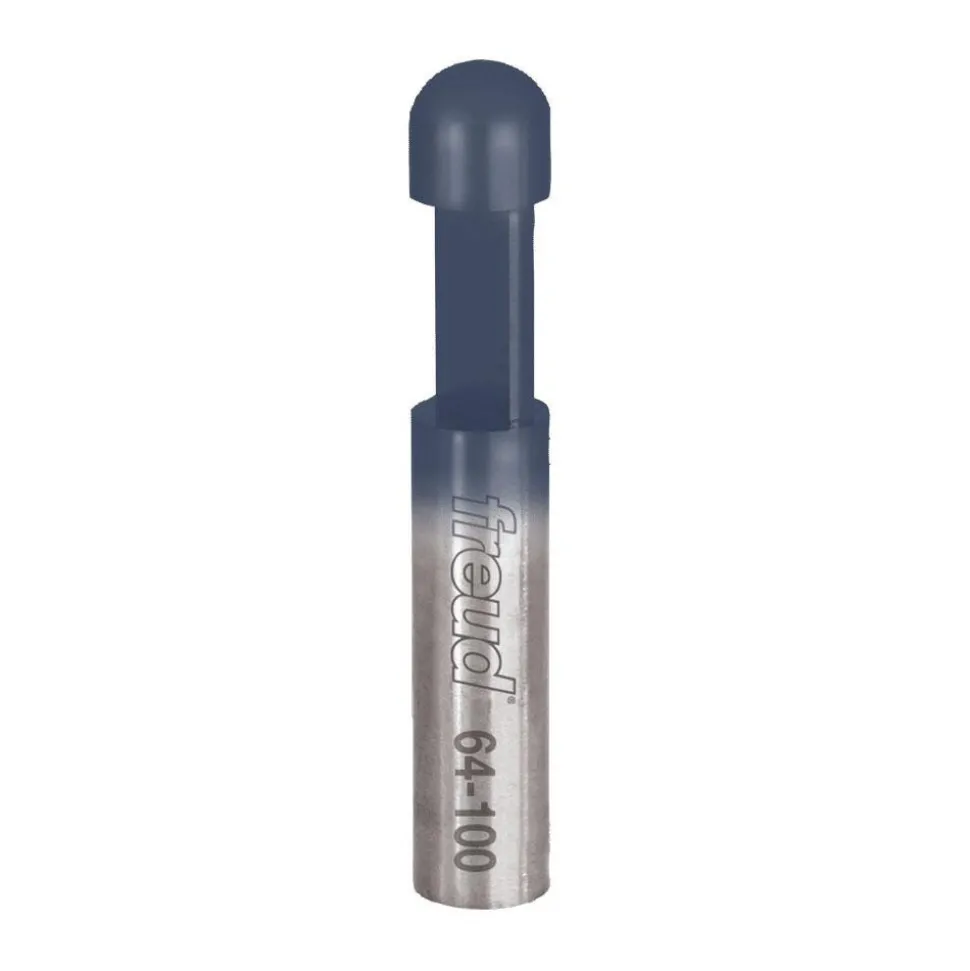 1/4" Dia, 3/8" LOC, 1 Flute Solid Carbide Edge Profile Flush Trim Router Bit