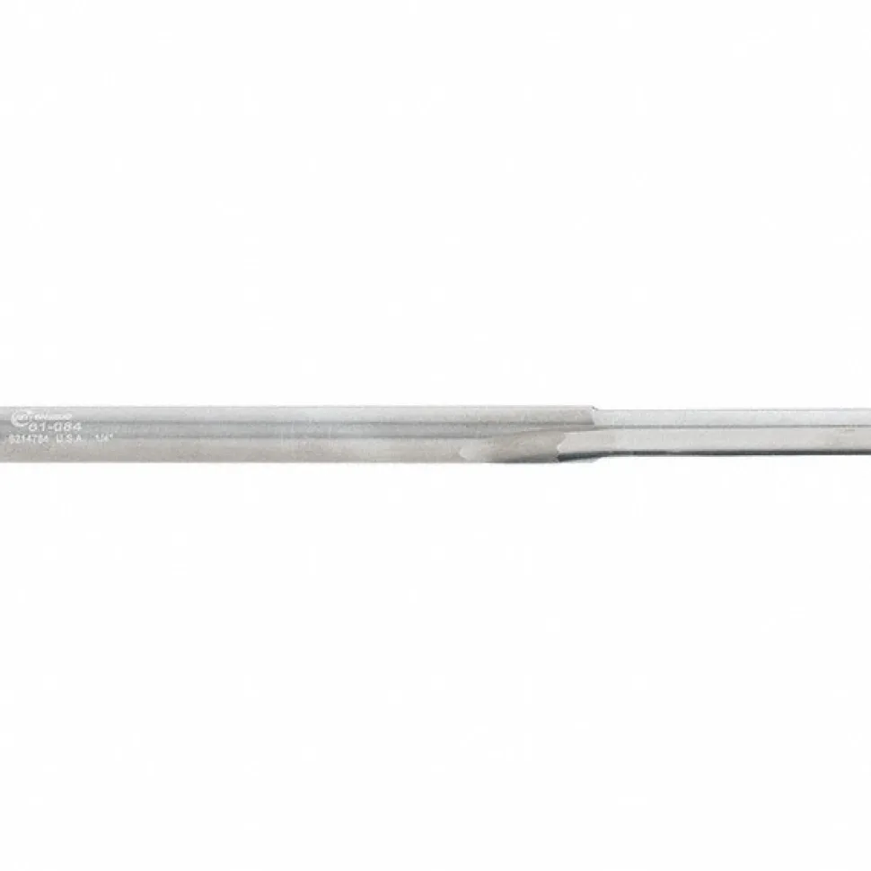 1/4" Dia, 1-1/4" LOC, 1 Flute Square End Single Edge Router Bit