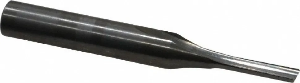 1/8" Dia, 1/2" LOC, 1 Flute Square End Single Edge Router Bit