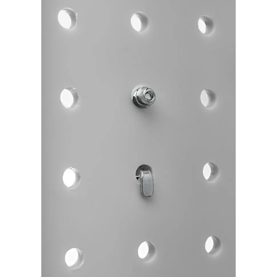 3/16" Dia, 2-7/8" Long Double Mount U Shape Pegboard Hook