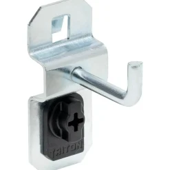 3/16" Dia, 1" Long Single Angled End Pegboard Hook