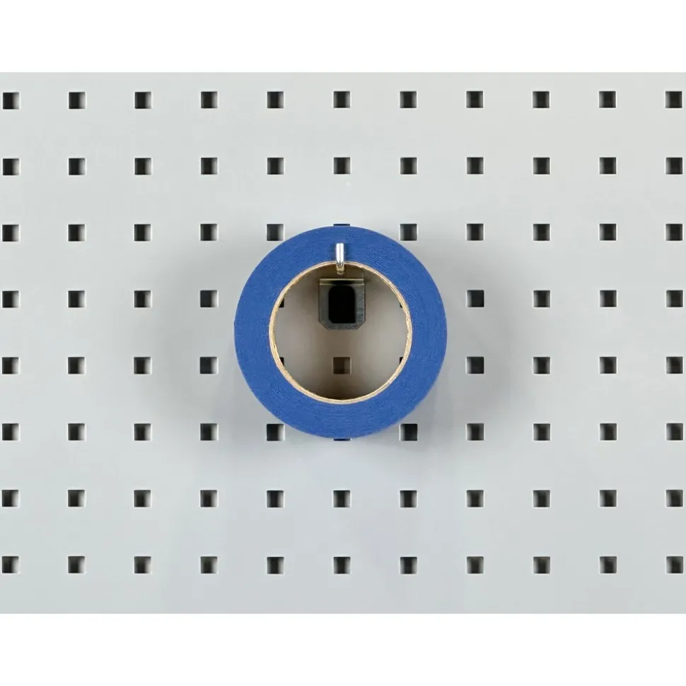 3/16" Dia, 2" Long Single Angled End Pegboard Hook