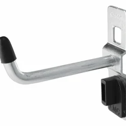 1/4" Dia, 2" Long Single Vertical End Pegboard Hook