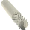 Diamond-Pattern Router Bit: 1/2" Dia, 1" LOC, 1/2" Shank Dia, Fishtail Point End