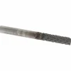Diamond-Pattern Router Bit: 3/16" Dia, 3/4" LOC, 3/16" Shank Dia, End Mill End