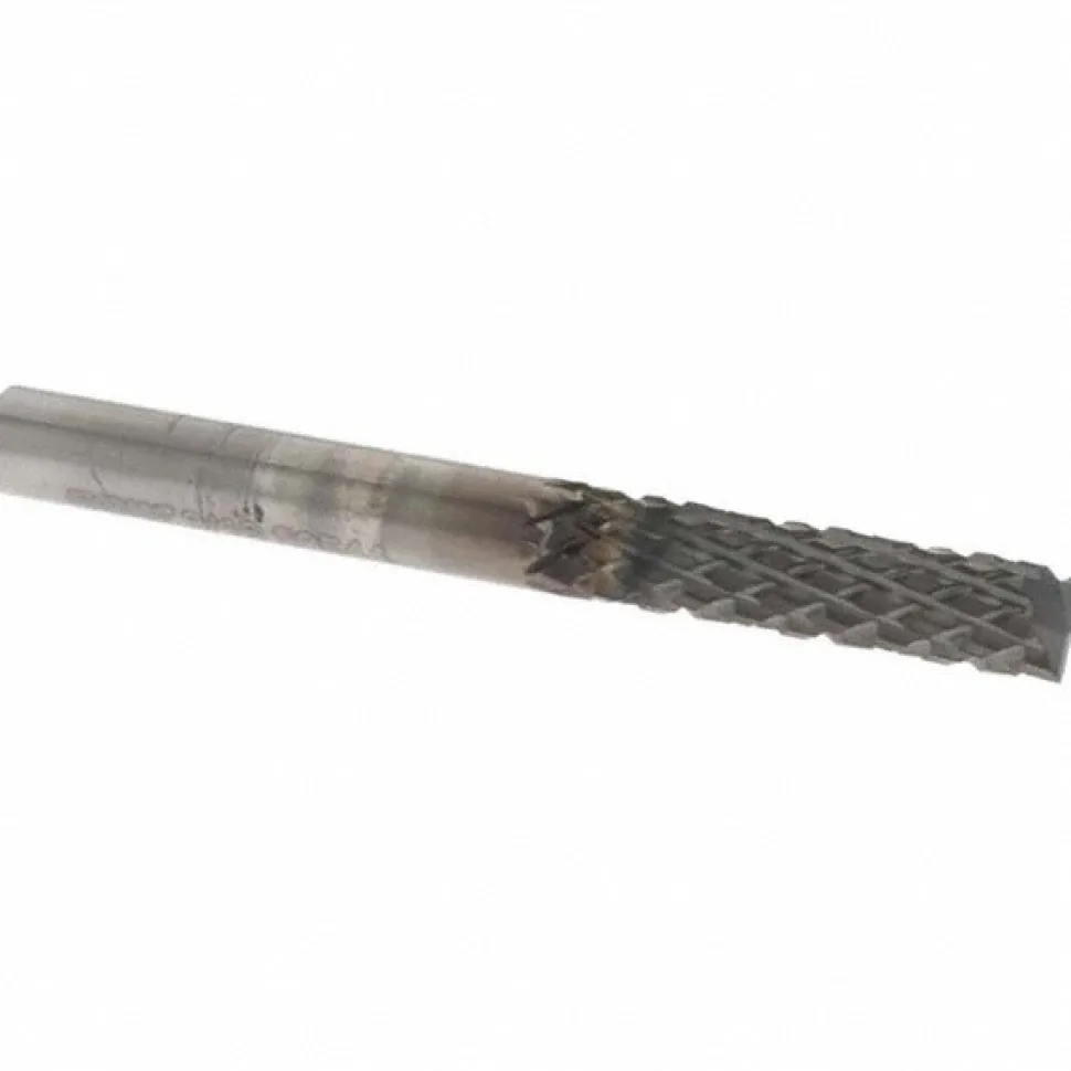 Diamond-Pattern Router Bit: 3/16" Dia, 3/4" LOC, 3/16" Shank Dia, End Mill End