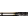 Diamond-Pattern Router Bit: 1/4" Dia, 1" LOC, 1/4" Shank Dia, Burr End